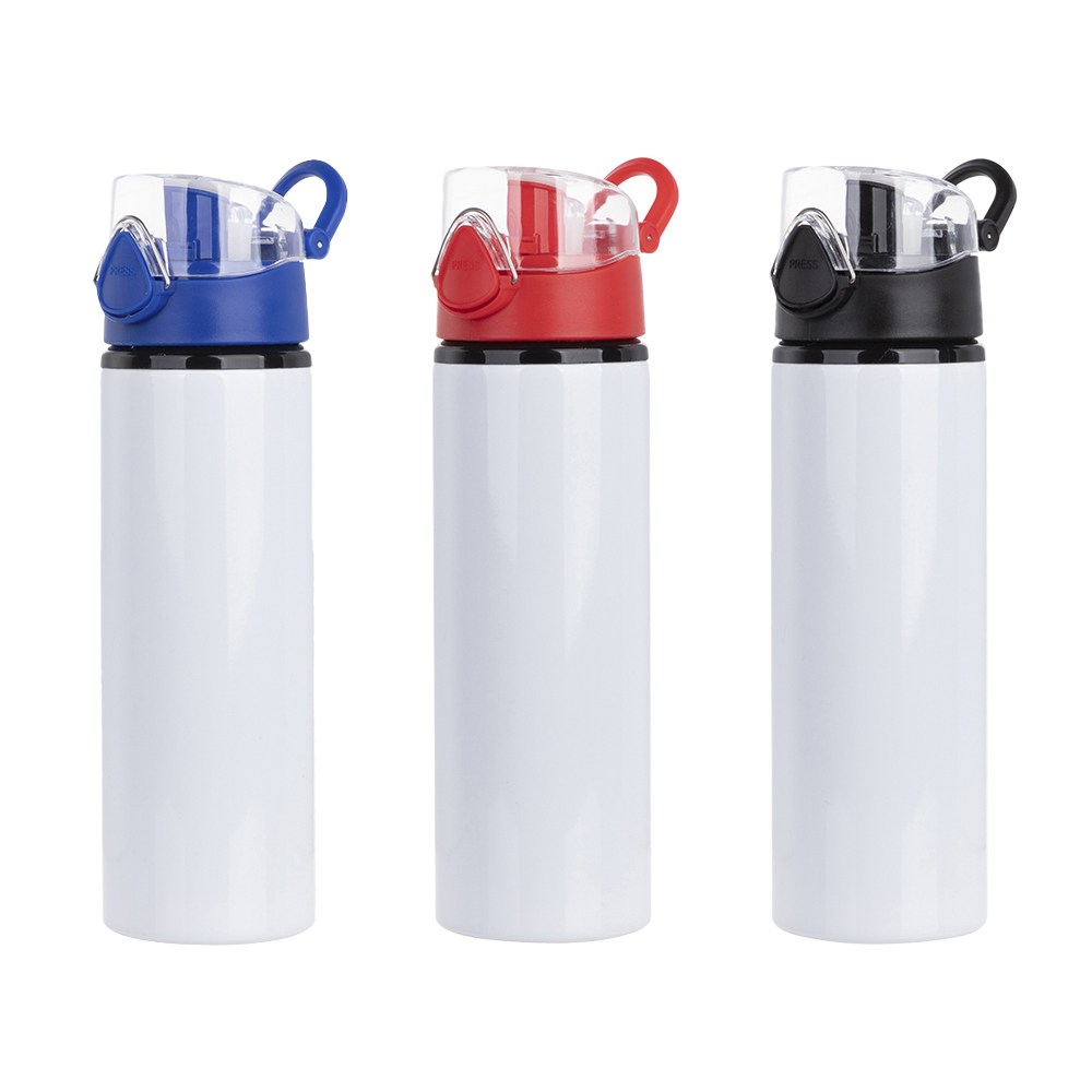 Botella de aluminio con tapa 